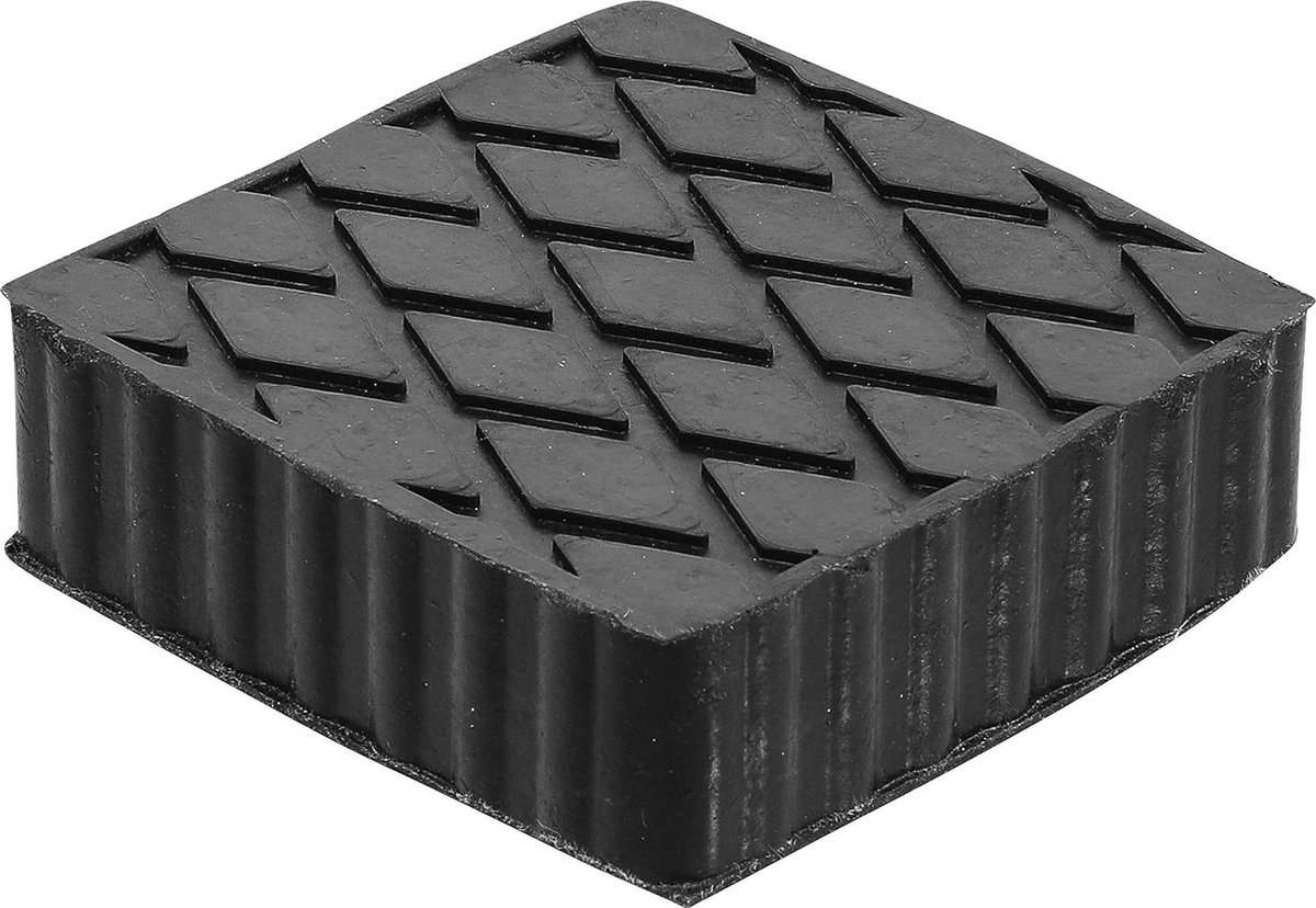 Rubberen Pad - Hefplatform Pad - Voertuigen Hefen - Universeel Passend - 1165 x 1165 x 365 mm - Zwart