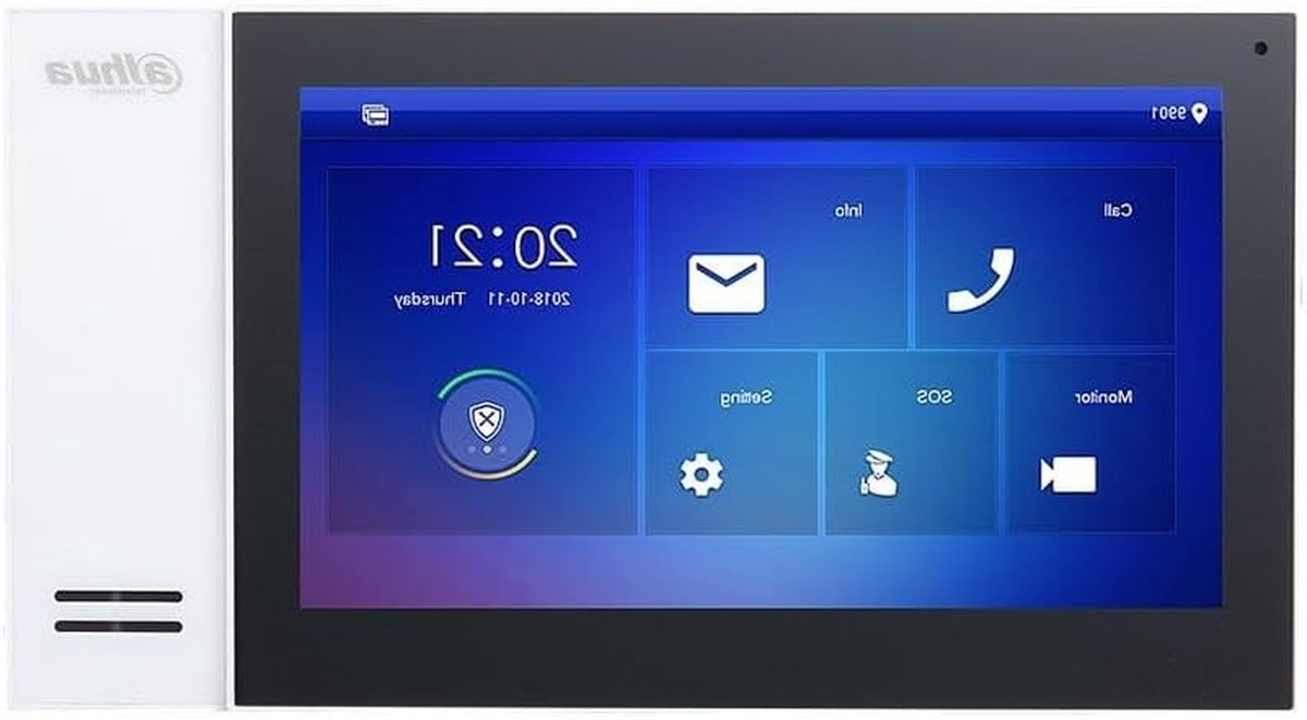IP Monitor - Binnenstation Monitor - Beveiliging Thuis - Touchscreen Bediening - 7 inch - Wit