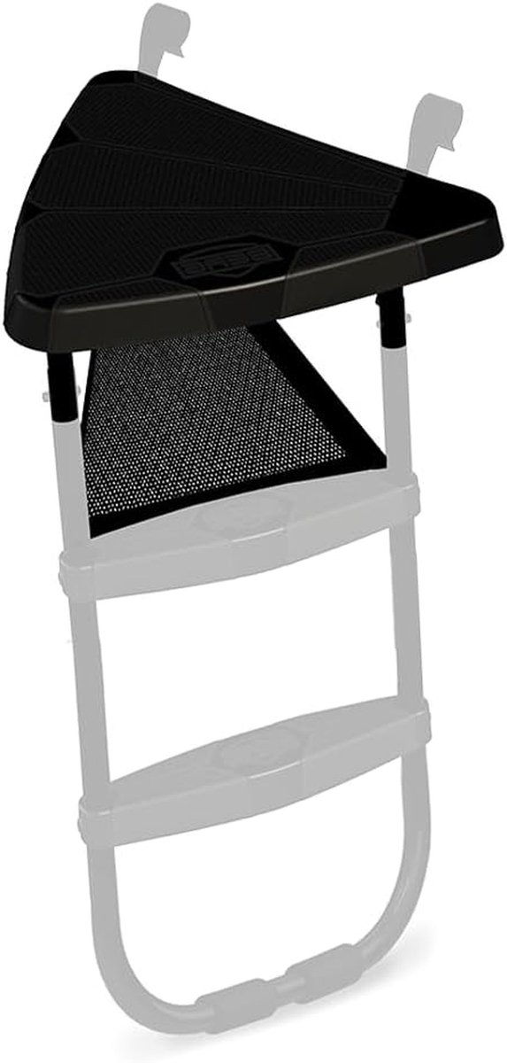 Trampoline Ladder - Toegang Platform - Veilig Springen - Antislip Treden - Voor Trampolines 60-95 cm - Blauw