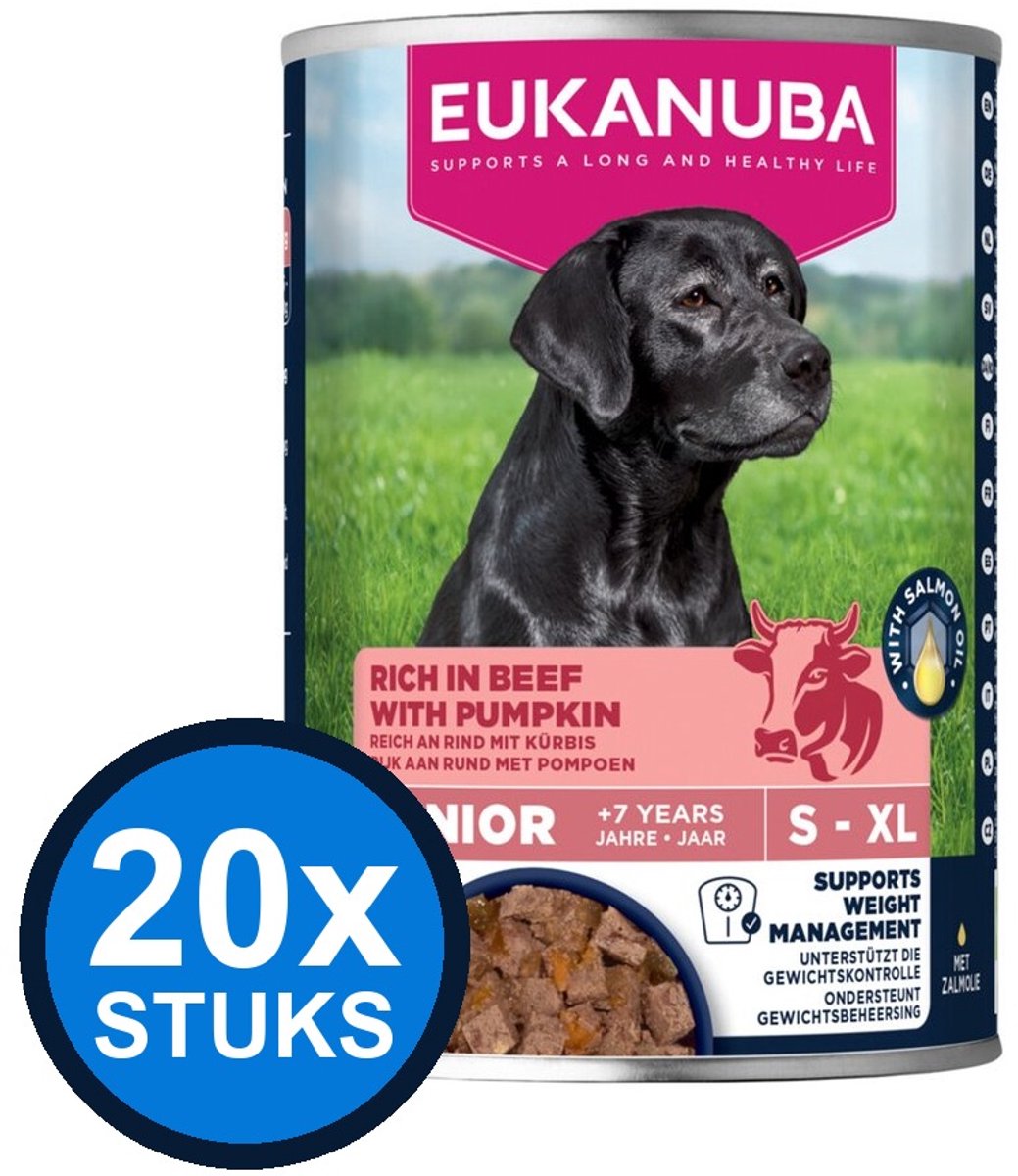 Eukanuba Eukanuba - Life Care Dog Wet Senior Beef & pumpkin - Hondenvoer Natvoer - 400 g