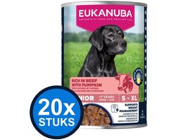 20x Eukanuba - Life Care Dog Wet Senior Beef & pumpkin - Hondenvoer Natvoer - 400 g