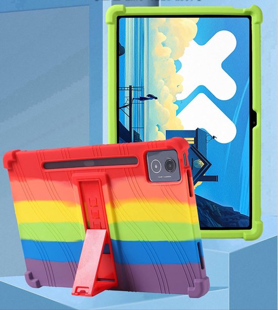 Onf3 - Hoes voor Lenovo Tab P12 12.7 2023 - Zachte TPU siliconen