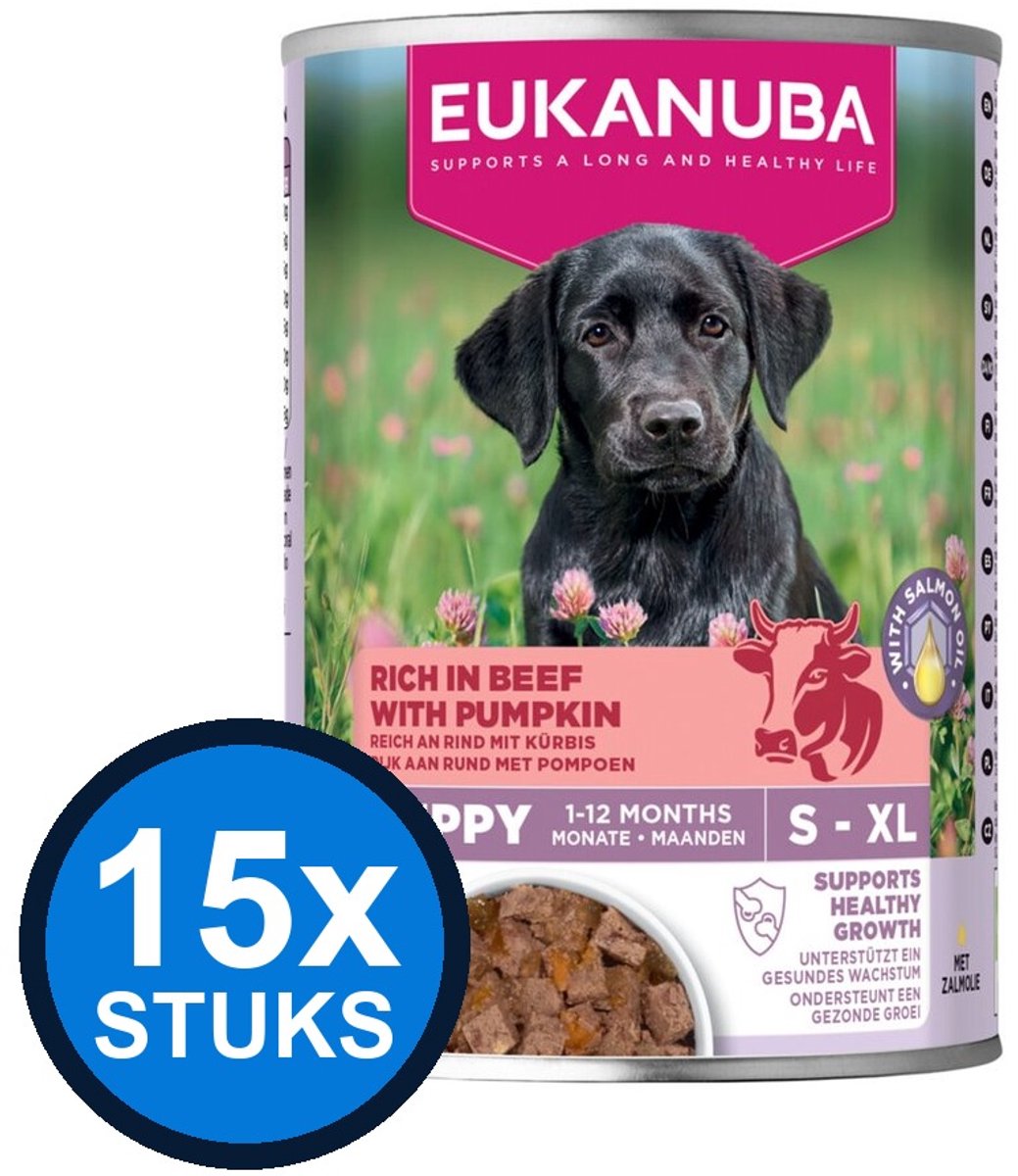 Eukanuba Eukanuba - Life Care Dog Wet Puppy Beef & pumpkin - Hondenvoer Natvoer - 400 g