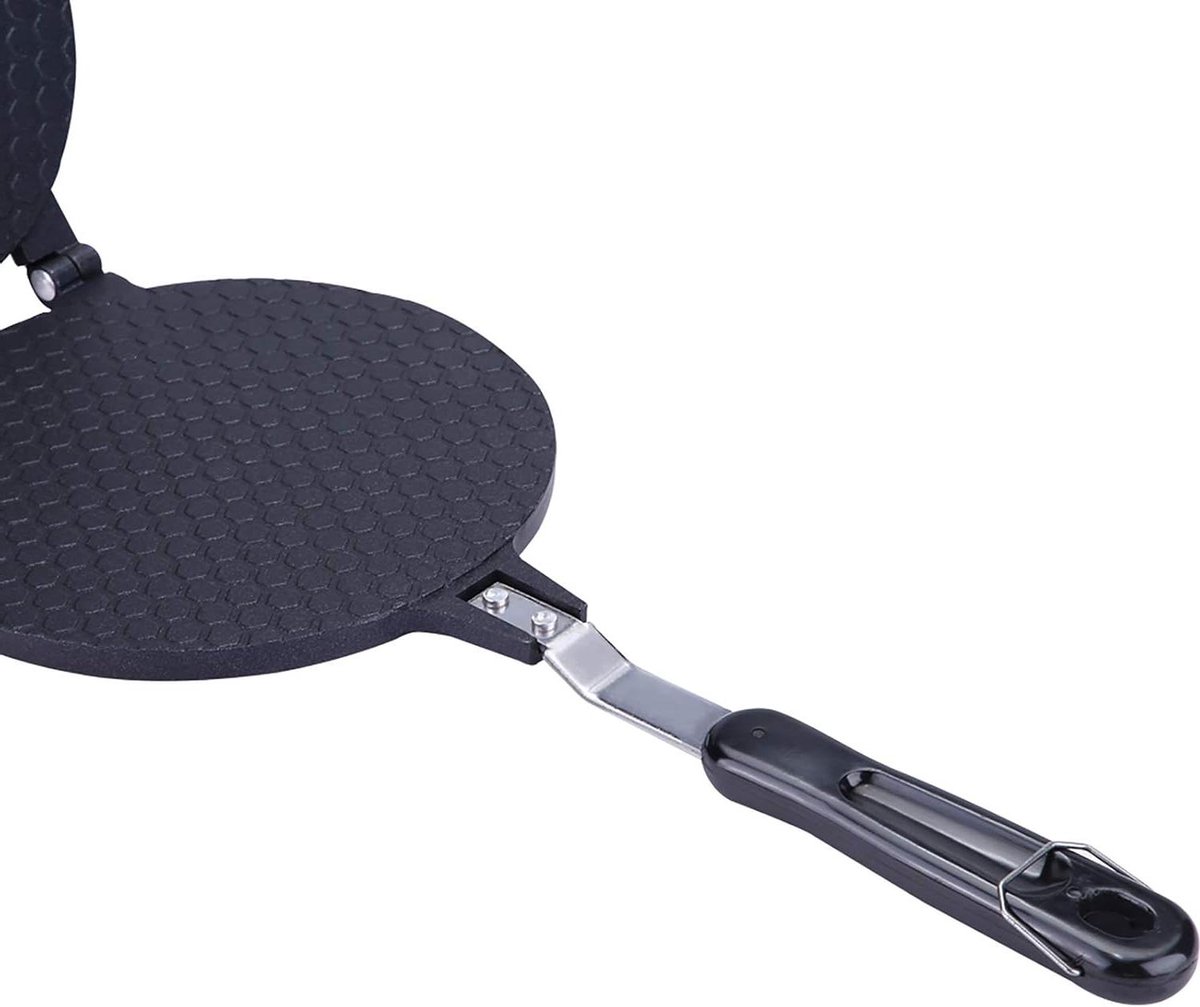 Wafel Cone Maker - IJshoorntjes Pan - Lekkere Snacks Maken - Antiaanbaklaag - 38.5 x 17 cm - Goud