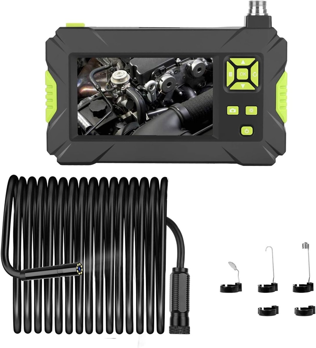 4.3 inch endoscoop met 1080P snake camera voor inspectie van industriële slangen en leidingen
