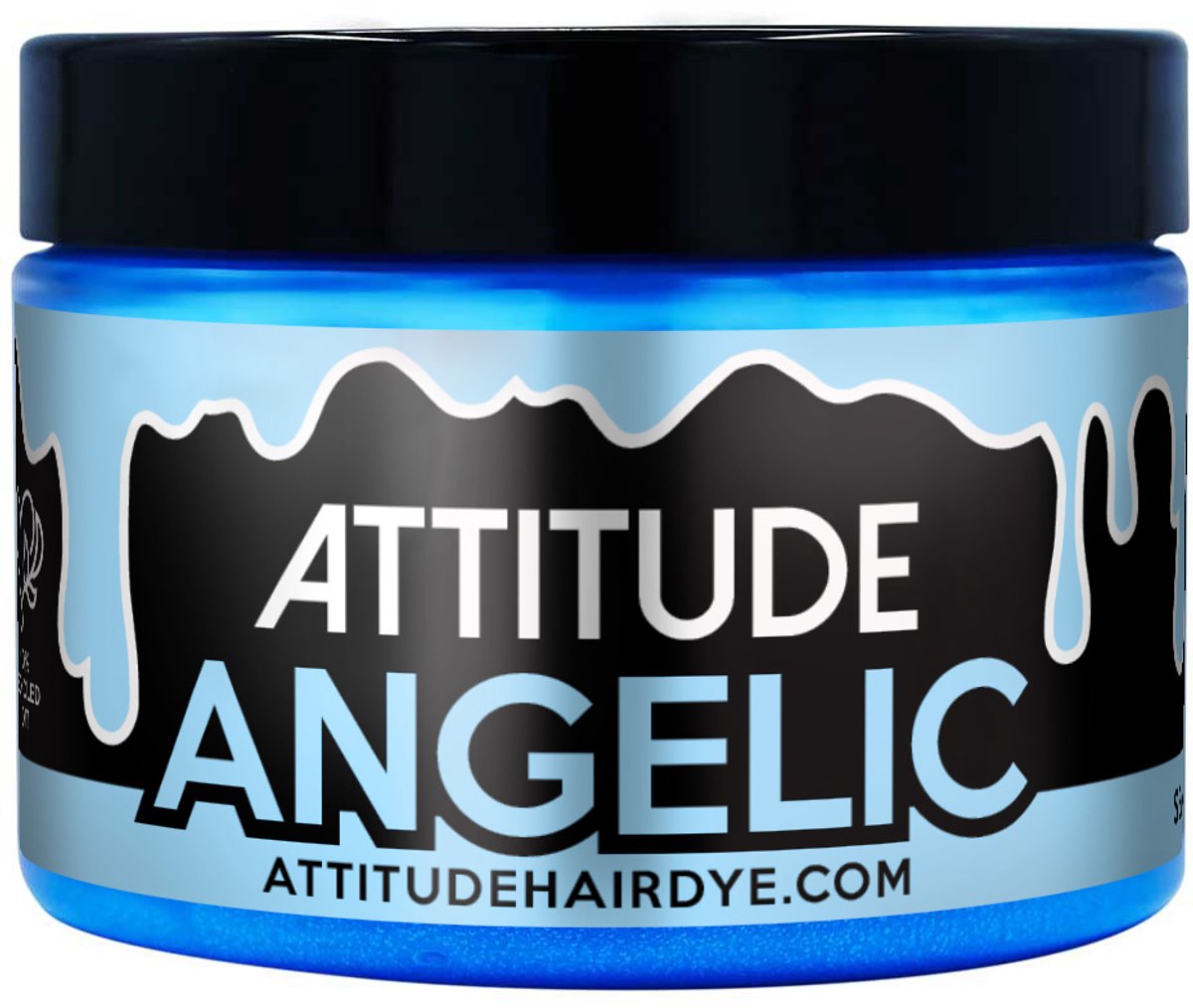 Attitude Hair Dye - Angelic pastel Semi permanent hair dye - - Pastelblauw