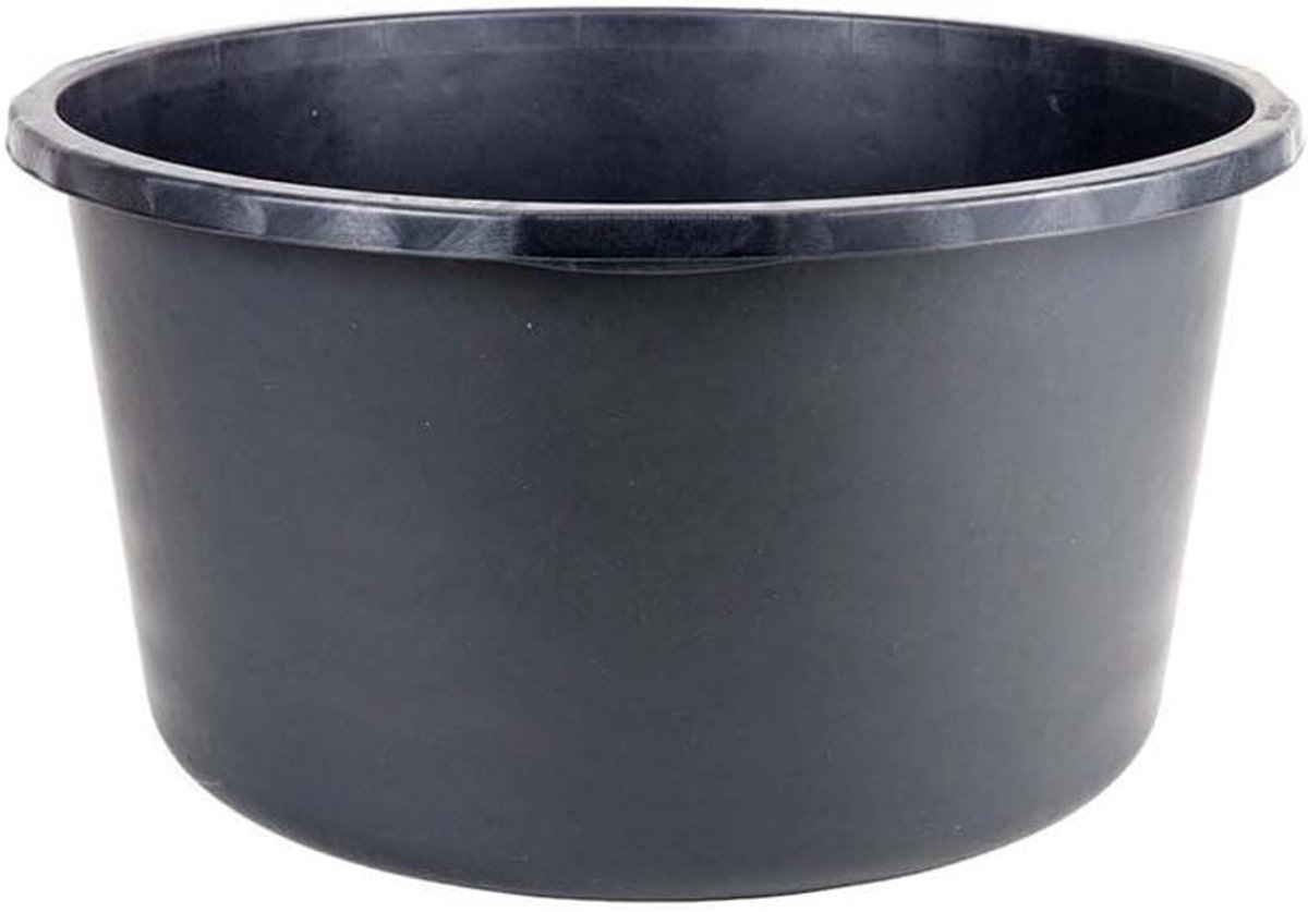 Mortelbak Kunststof - Betonkuip Grijper - Materiaal Transport - Ergonomische Handgreep - 90 Liter - Zwart