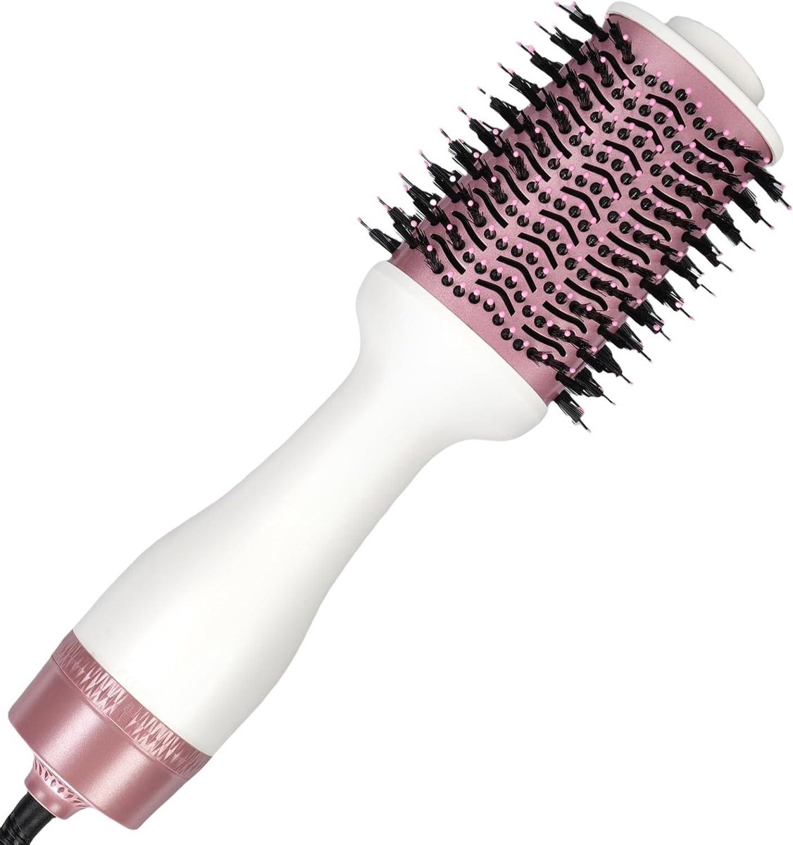 Warme Luchtborstel - Haarstyler Föhn - Haar Drogen Vormen - 4-in-1 Functie - 33 x 8 x 10 cm - Zwart