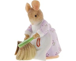 Beatrix Potter Beeldje - Verzamelbeeldje Hunca Munca - Decoratief Gebruik - Geverfde Afwerking - 4 x 55 cm - Multicolor