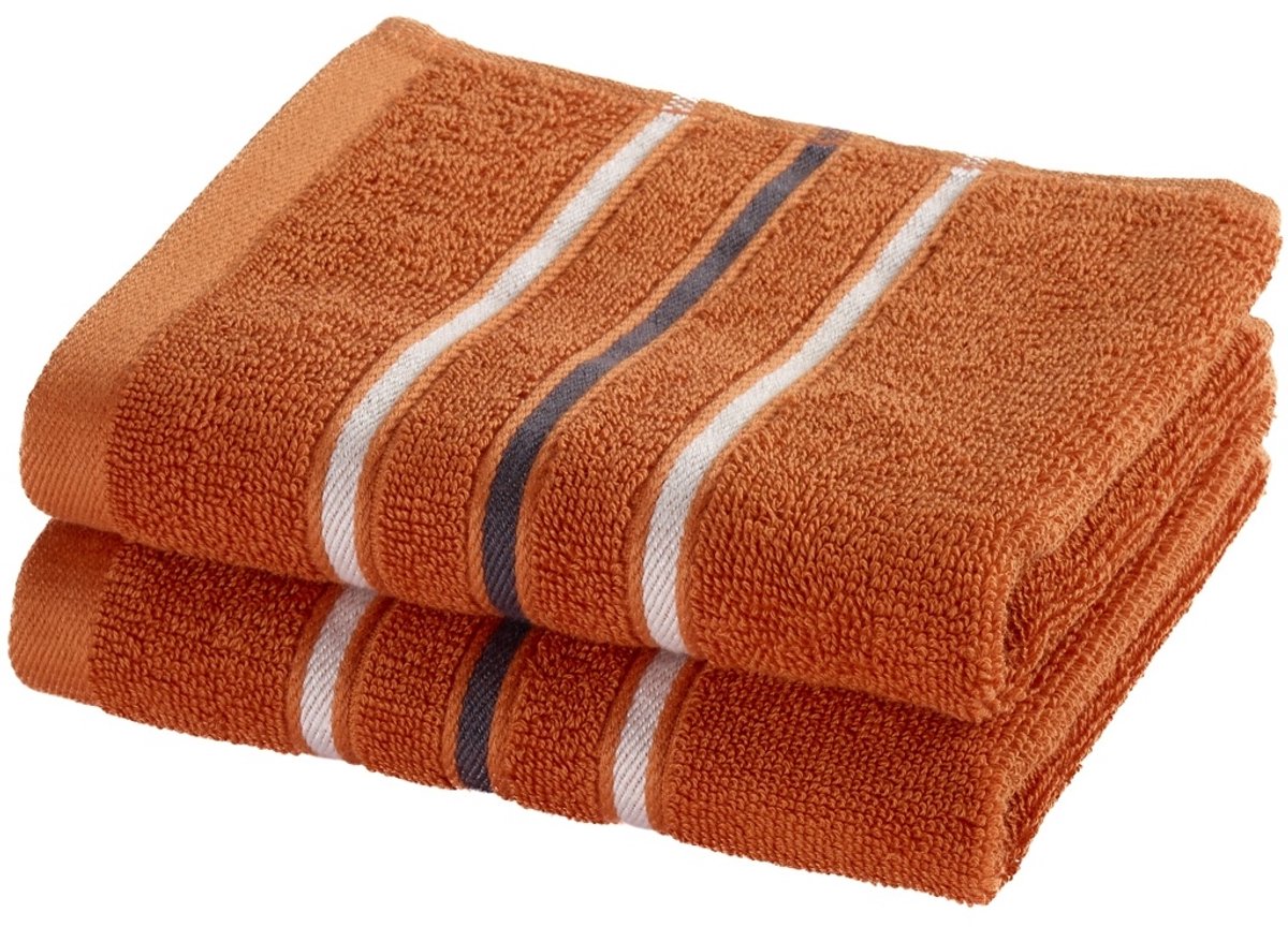 Moodit Gastendoekjes Empress - Bronze - set 2 stuks - 30 x 50 cm - 100% Katoen