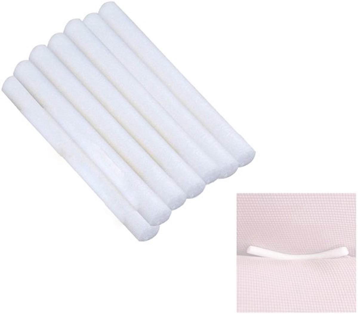 Allecto - Antislip Foam - Vaste Bars - Voor Sofa en Couch - Wit