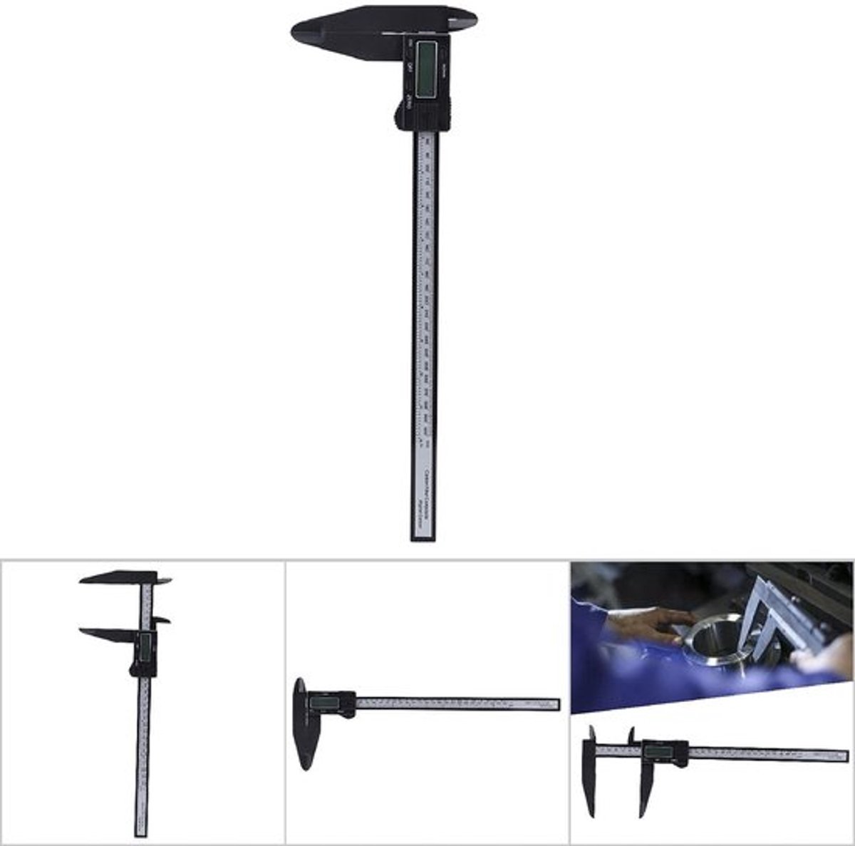 Vt products - Digitale schuifmaat - Carbon liniaal - Nauwkeurige