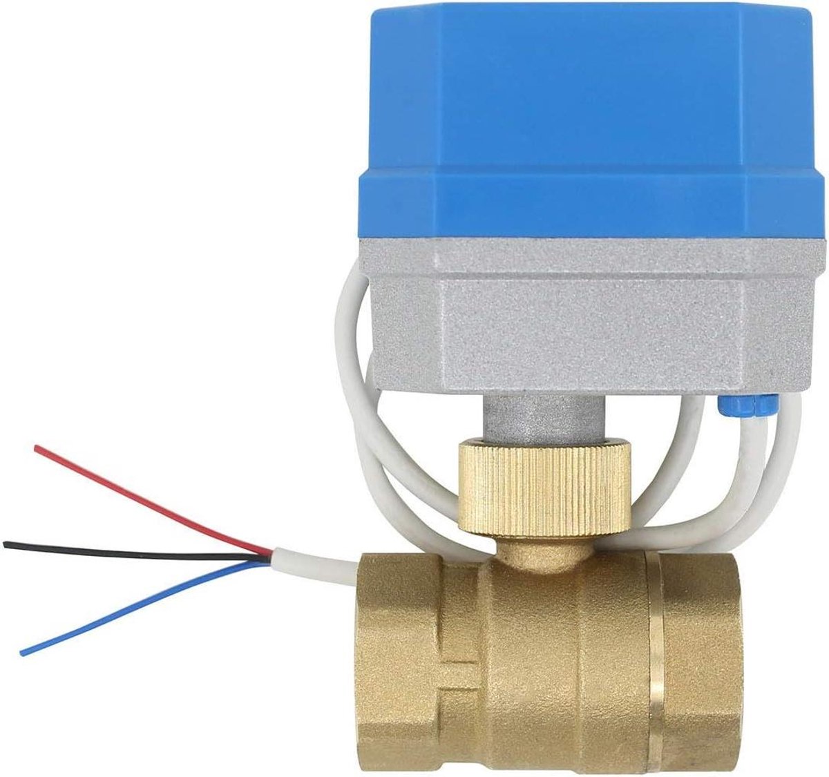 Elektrische Kogelkraan - Gemotoriseerde Klep - Waterleiding Automatiseren - Messing Constructie - 3/4 Inch DN20 - Niet Van Toepassing
