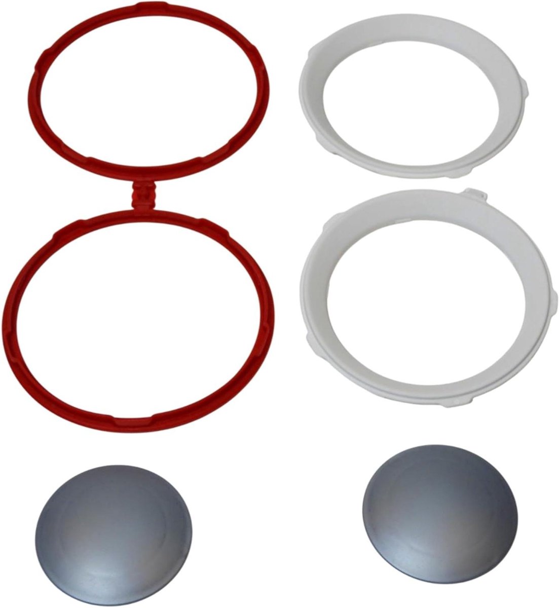 Wielen Set - Vier Rims - Bobby Car - Compleet - 26.9 x 23.2 x 4.9 cm - Rood