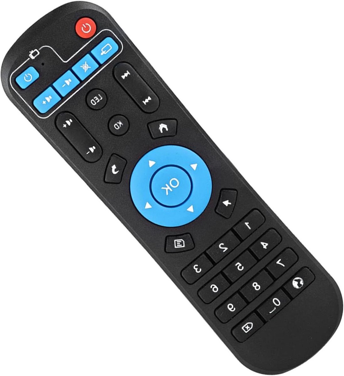 Afstandsbediening - Vervanger - TV Bediening - Duurzaam ABS Materiaal - 16 cm - Zwart