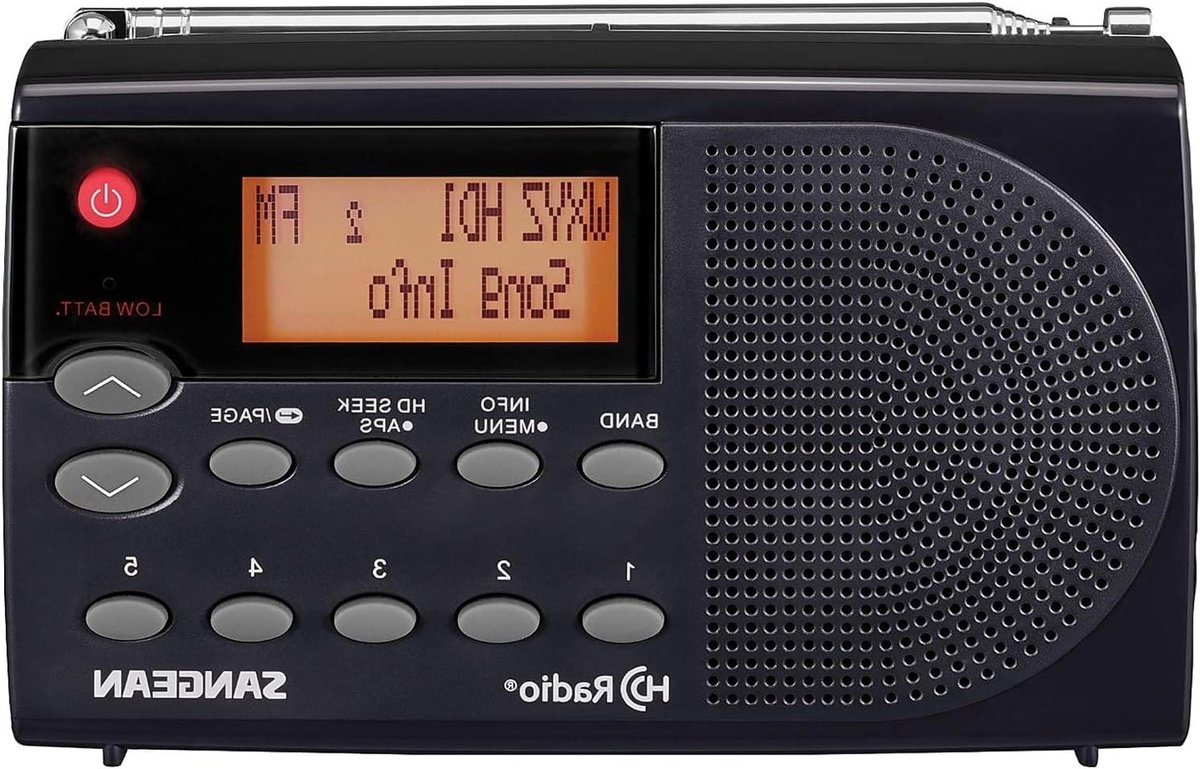 Draagbare Radio - Zakradio AM/FM - Muziek Luisteren - HD Geluidskwaliteit - Compact Formaat - Zwart