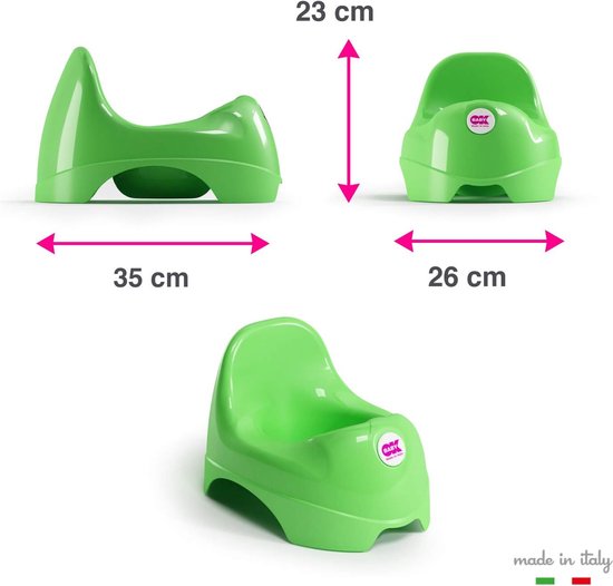 Potty Training Toilet - Kinder Potty - Baby Zindelijkheid - Ergonomische Zitting - 35 x 26 cm - Grijs — afbeelding 5