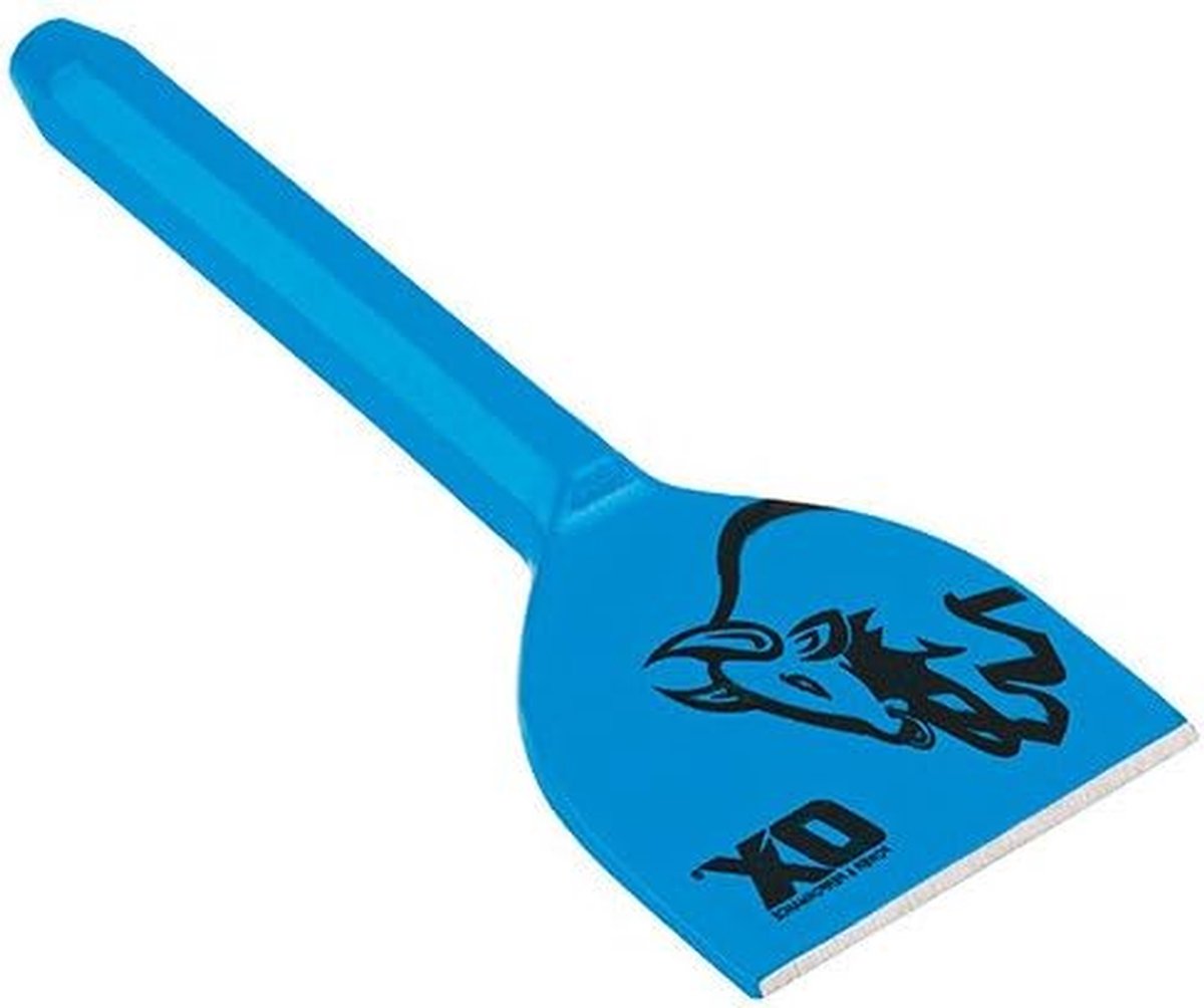 Metselwerkbeitel - Steenbeitel Brede Beitel - Muren Slopen - Gehard Carbon Staal - 75 mm - Blauw