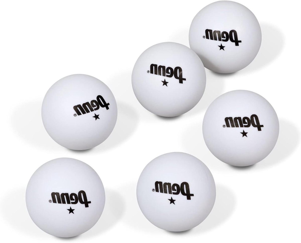 Tafeltennis Ballen - Ping Pong - Sport & Spel - Set van 6 - Standaard formaat - Wit