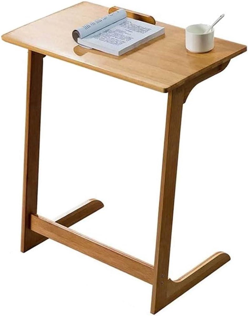 Bamboe Bureau - Werkplek Tafel - Thuiswerken - Verstelbare Hellingshoek - 60 x 36 x 67 cm - Natuurlijk