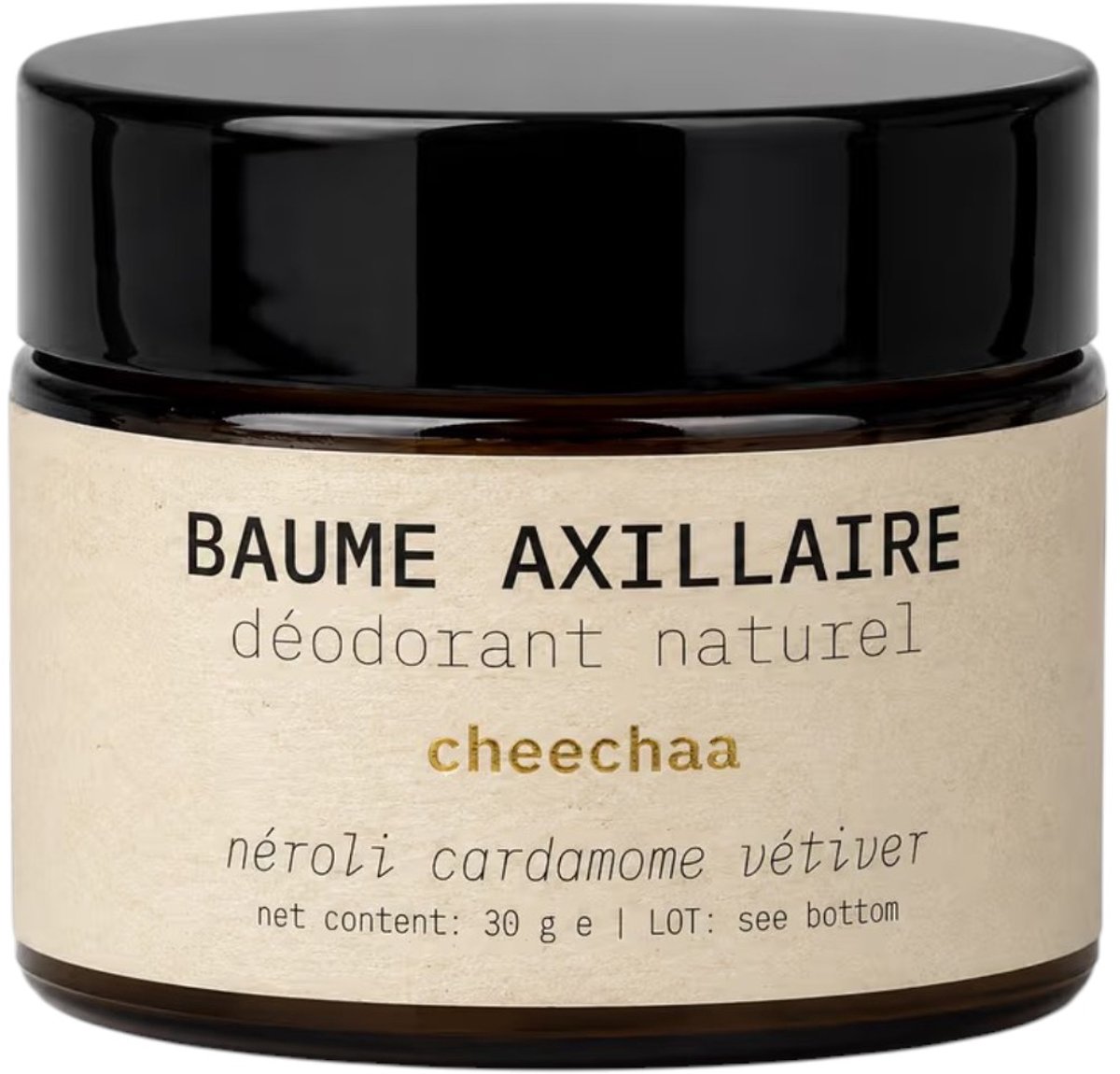 Cheechaa Néroli Cardamome Vétiver | Natuurlijke Deodorant Balm | 30 g