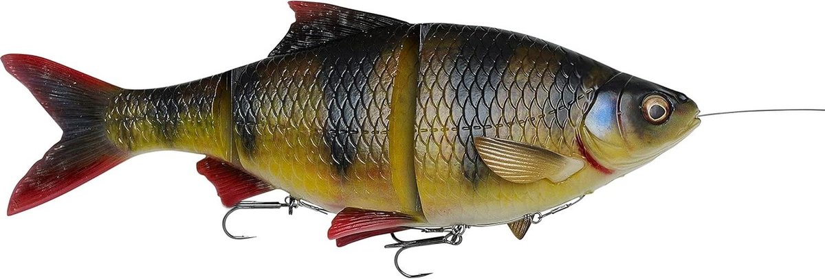 Rubber Vis - Zacht Kunstaas Imitatie Vis - Roofvis Vangen - Realistische 3D Details - 18 cm 80 g - Baars