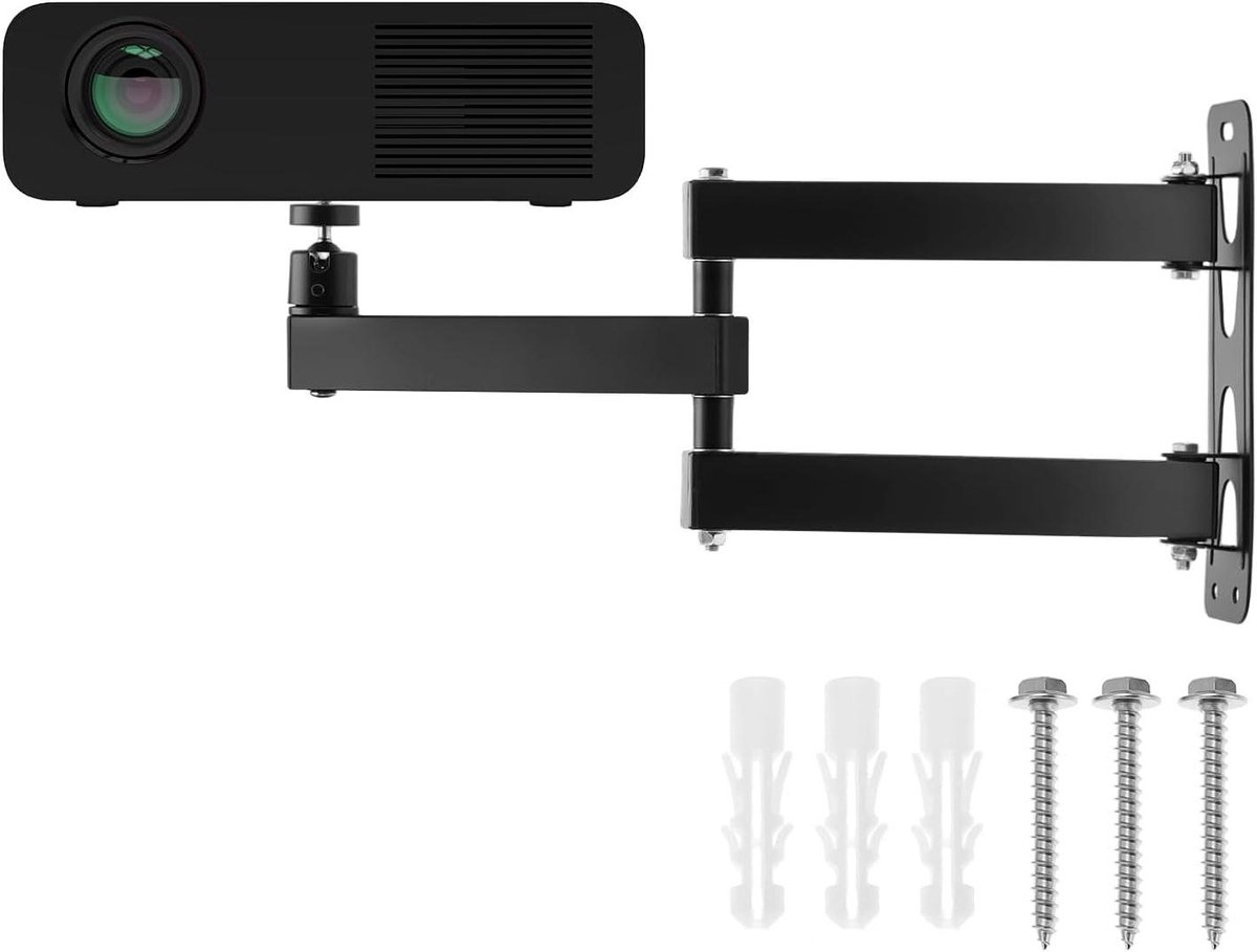 Projector Statief - Projector Beugel - Home Cinema - 360 Graden Draaibaar - 3 kg Draagvermogen - Zwart