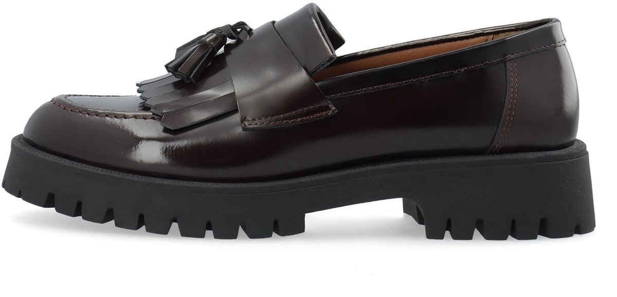 Bianco Leren loafers BIALEO