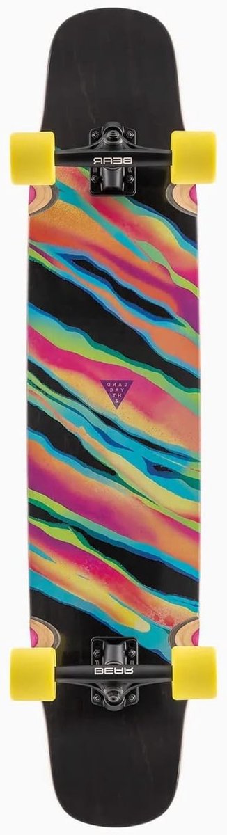 Longboard Dansplank Skateboard Freestyle Dansen Flexibel Medium Flex 1013 cm Spectrum