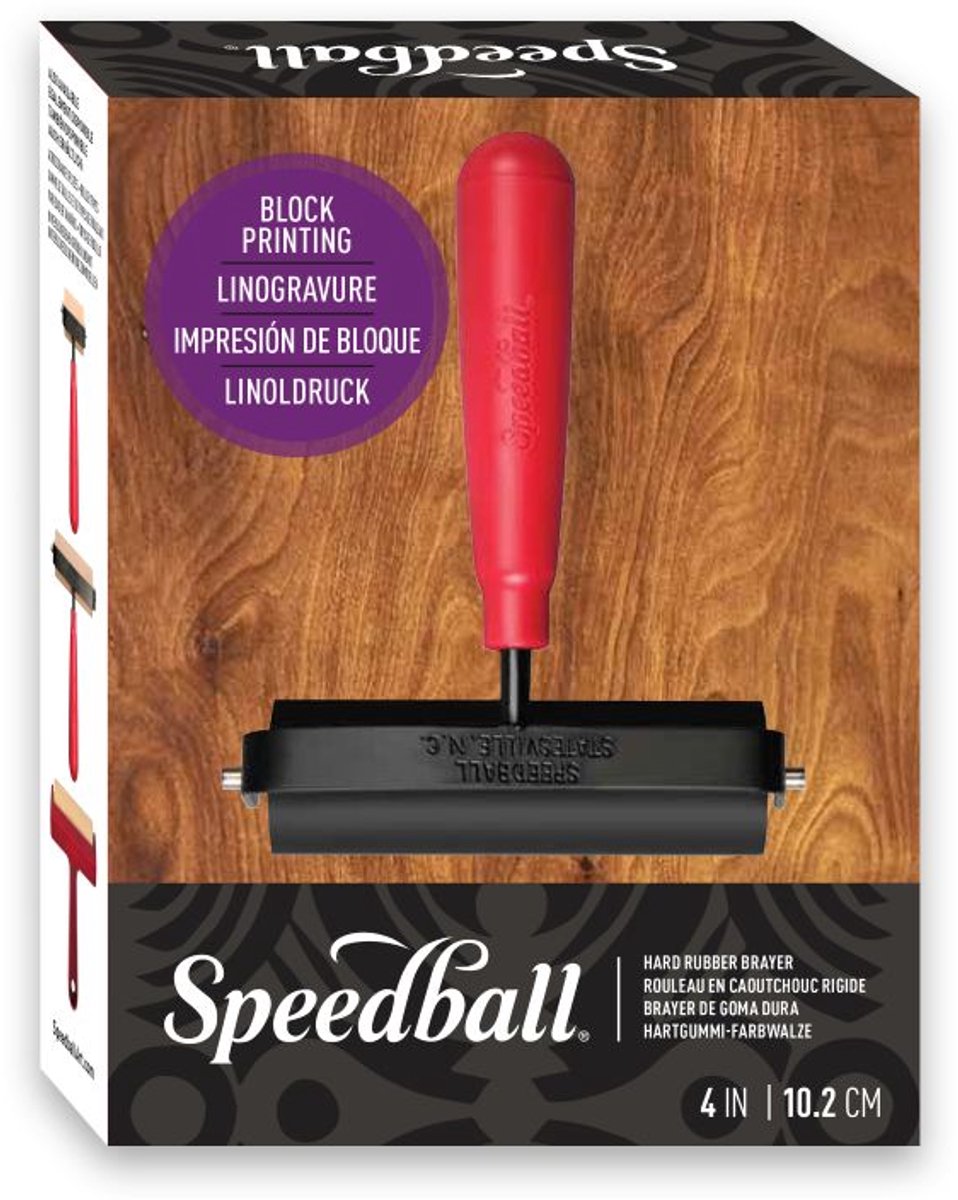 Speedvall rol Hard rubber craft brayer - Speedball