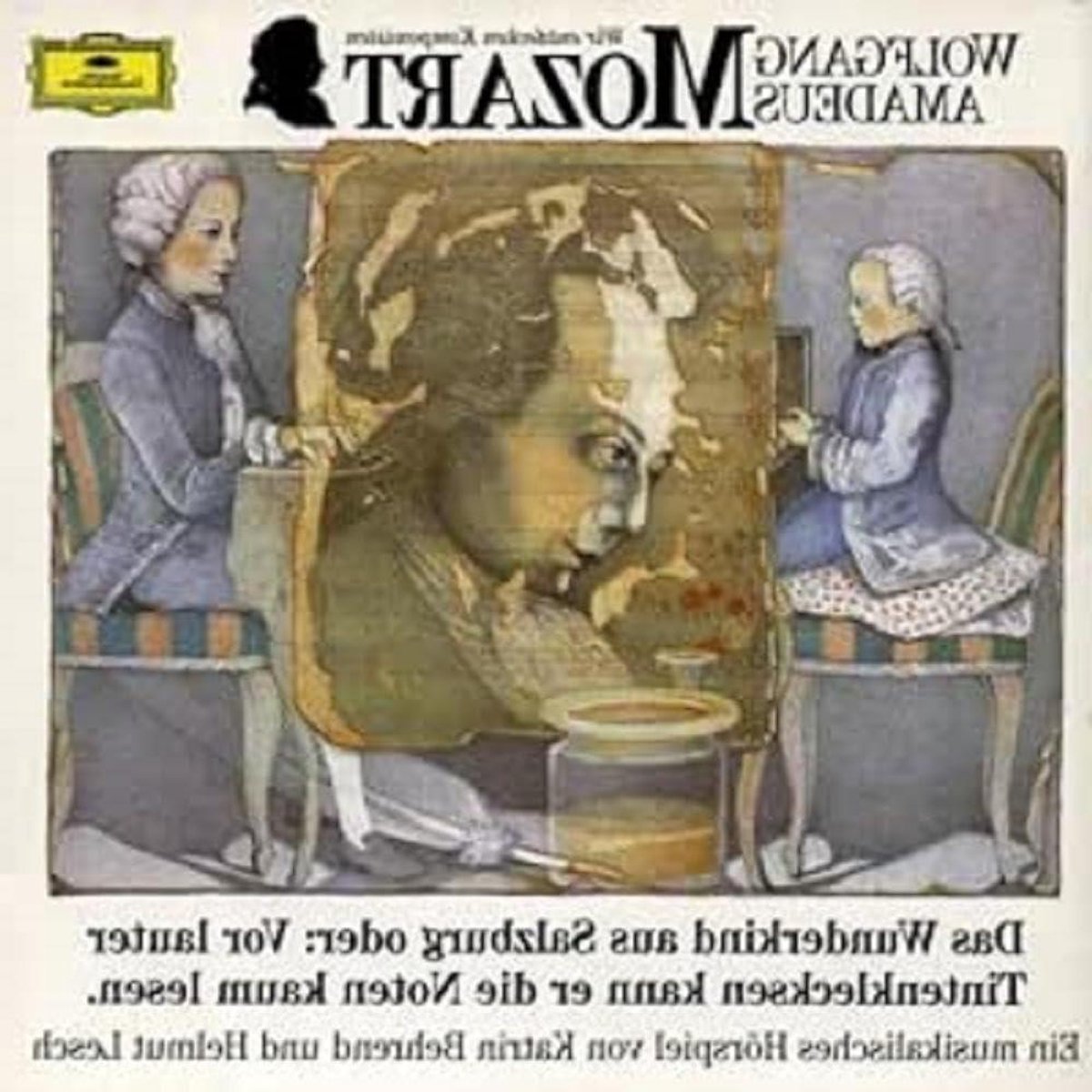 Mozart CD - Klassieke muziek Kinderklassiek - Muziek luisteren - Oostenrijkse componist - 142 x 124 x 1 cm
