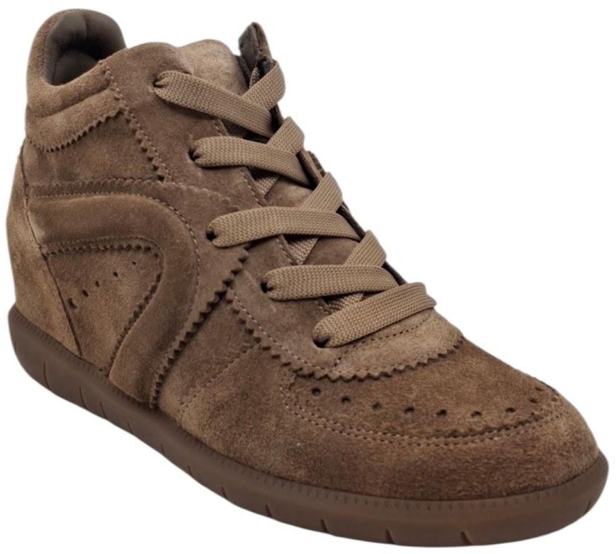Softwaves Patty Capuccino | Hoge sneaker met uitneembaar voetbed