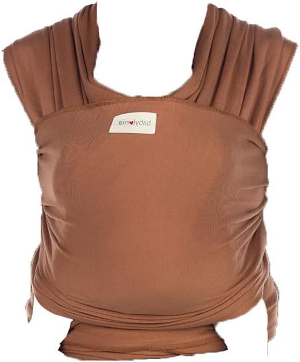 Draagdoek - Baby draagdoek - Baby dragen - Innovatieve weeftechniek - 500 x 60 cm - Camel