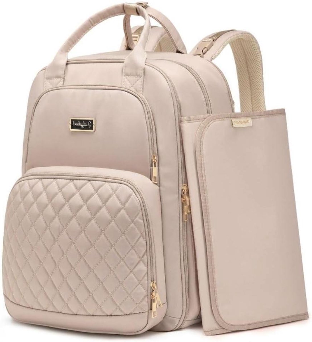 Luier Rugzak - Baby Luiertas - Babyverzorging Onderweg - Uitbreidbaar 30L naar 38L - 3099 x 32 x 4191 cm