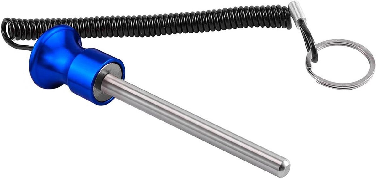 Gewichtsstapel Pin - Selectie Pen Blokkeerpen - Krachttraining Optimaliseren - Magnetische Vervanging - 10 cm - Blauw