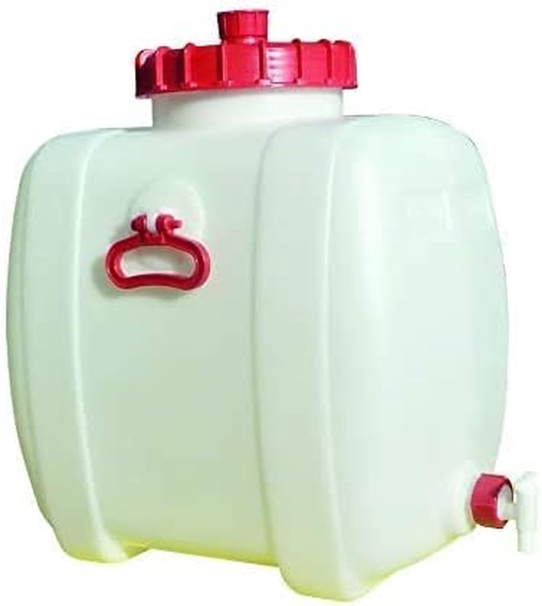Regenton PE - Watertank Opslagvat - Regenwater Opvangen - Industriële Afwerking - 60 liter - Wit