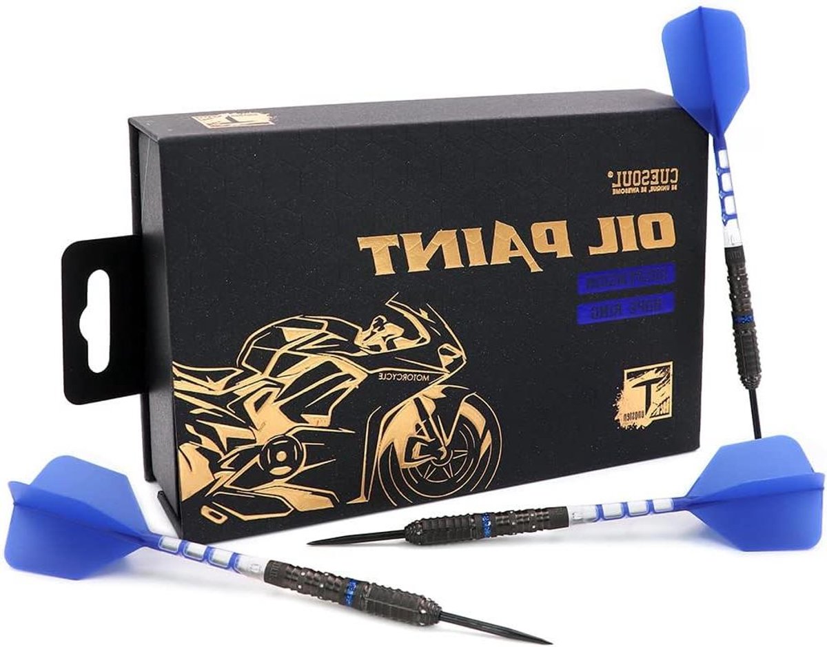 Stalen Tip Darts - Dartpijlen Set - Precisie Werpen - 90% Tungsten - 24g - Olieverf Afgewerkt