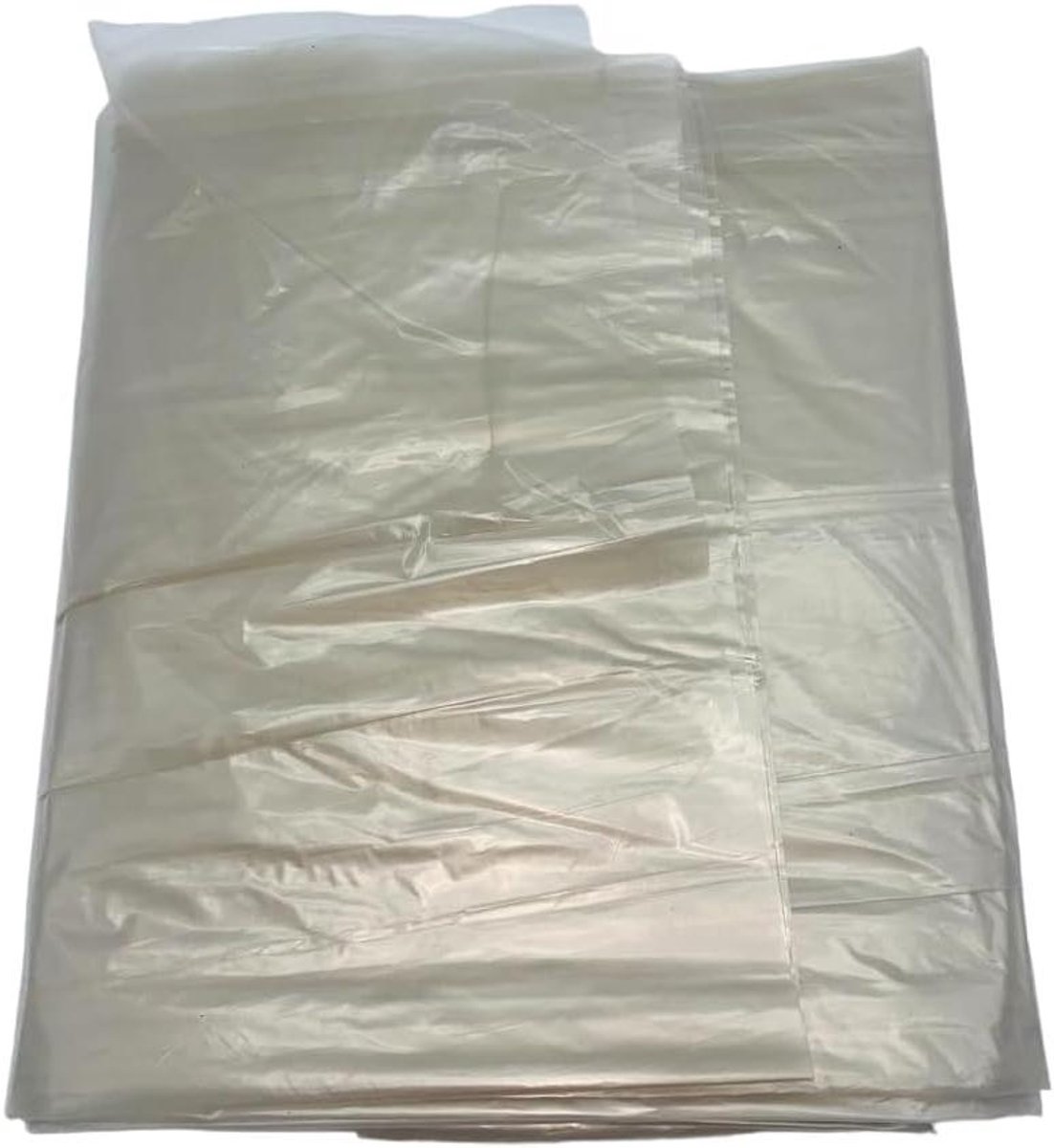 Afdekzeil Plastic - Beschermhoes Meubels - Binnenhuis Beschermen - Gerecycled Materiaal - 4 x 5 meter - Transparant