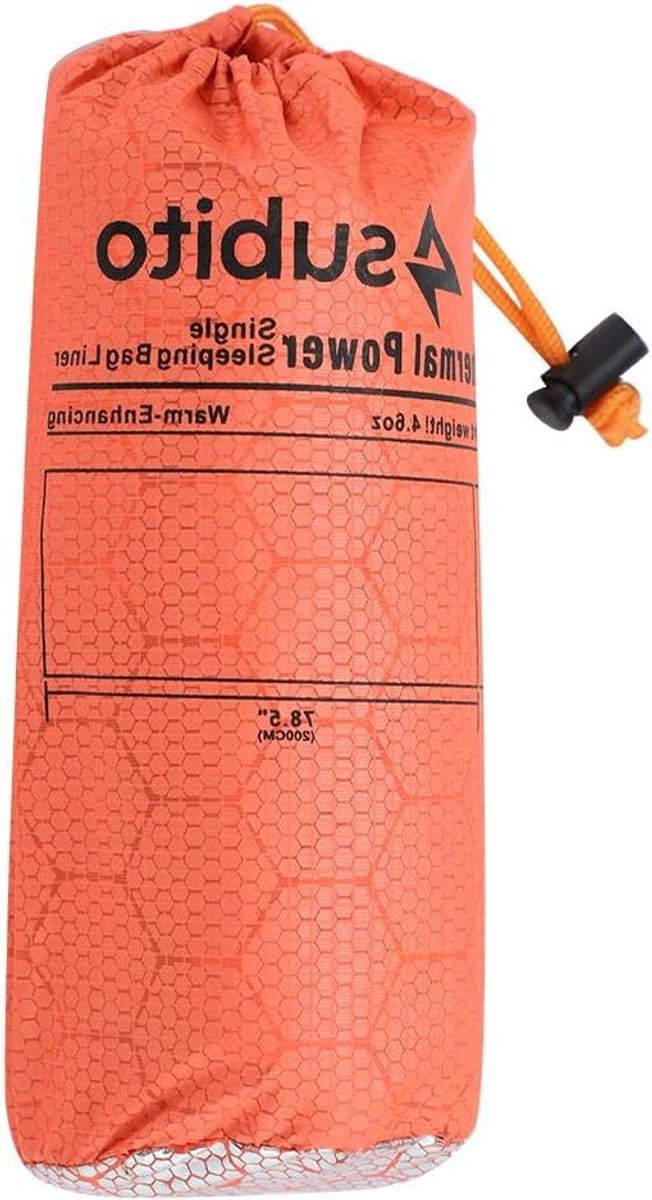 Slaapzak Outdoor - Kampeerzak Wandelzak - Buiten slapen - Waterdicht Ademend Materiaal - 200 x 70 cm - Oranje