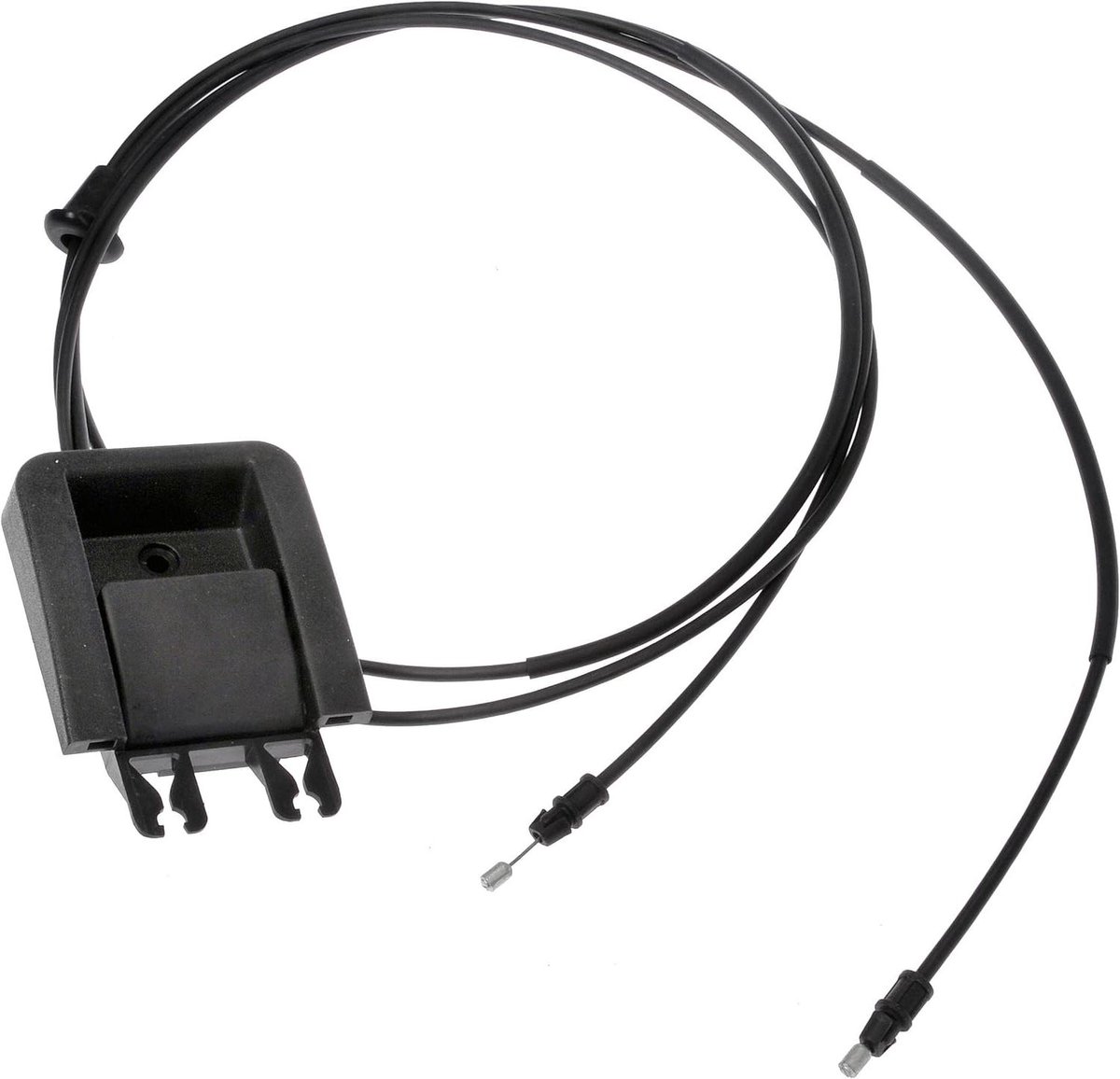 Motorkap Ontgrendelingskabel - Kabel Met Handvat - Auto Reparatie - Roestvrij Staal - 49 cm - Zilver