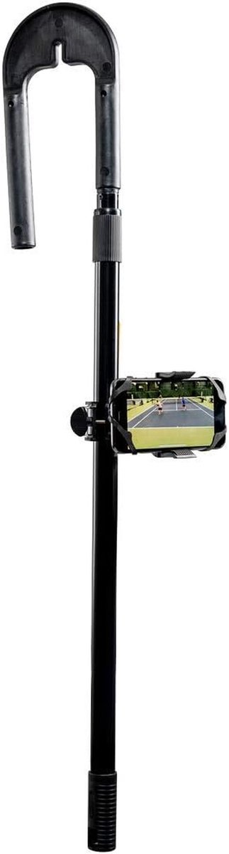 Tennis Pickleball Houder - Sport Court Mount - Sportvideo Opnemen - Verstelbare Hoogte - Niet gespecificeerd - Zwart