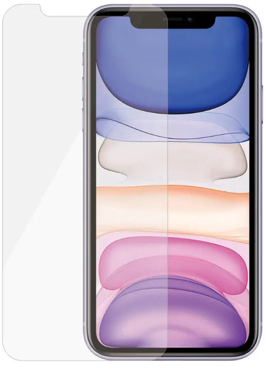 2x Glasplaatje geschikt voor iPhone XR - Screenprotector - Beschermplaatje - Telefoonbescherming - Schermplaatje - Transparant - Jonyx