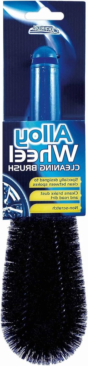 Wiel Borstel - Velg Reiniger - Auto Onderhoud - Niet Kras Ontwerp - 27 cm Lengte - Zwart