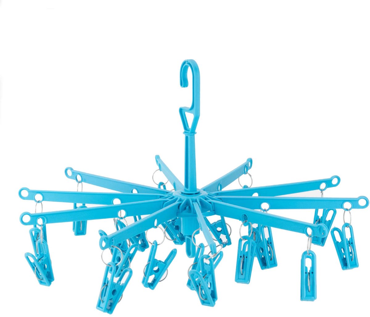 mini-droogmolen met 20 wasknijpers. Hangerworld