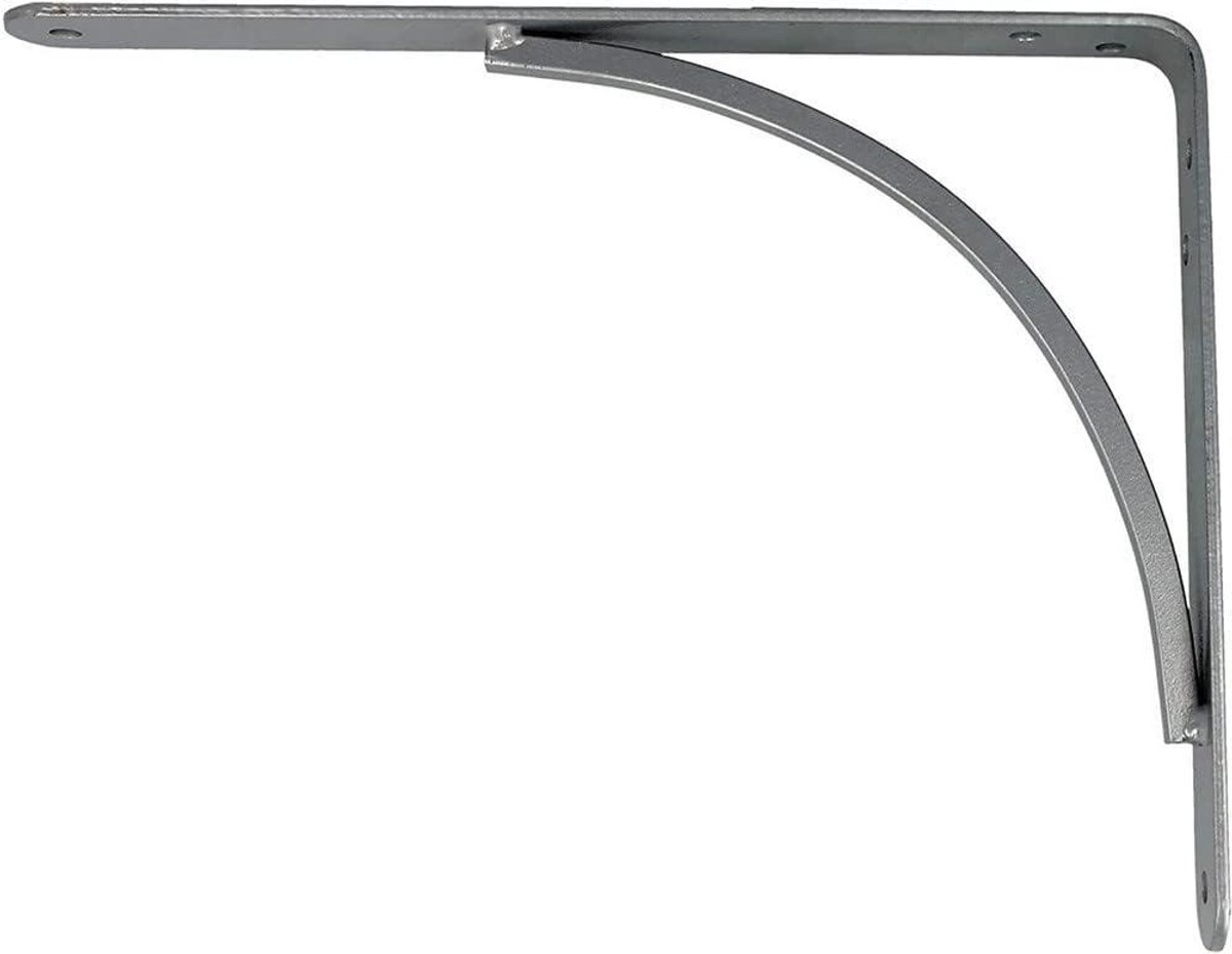 Wandplank Beugel - Plankdrager Steun - Planken Ophangen - L-vormig Ontwerp - 200x150 mm - Metaalgrijs