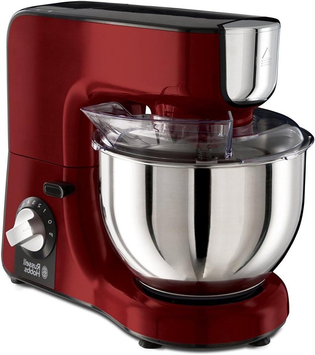 Keukenmachine - Mixer Deegmachine - Bakken en Koken - Planetair Rondsysteem - 5 Liter Kom - Rood