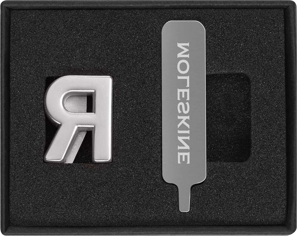 Pen voor Notebook - Letter Pin - Notebook Personaliseren - Zilverkleurig - One Size - Zilver
