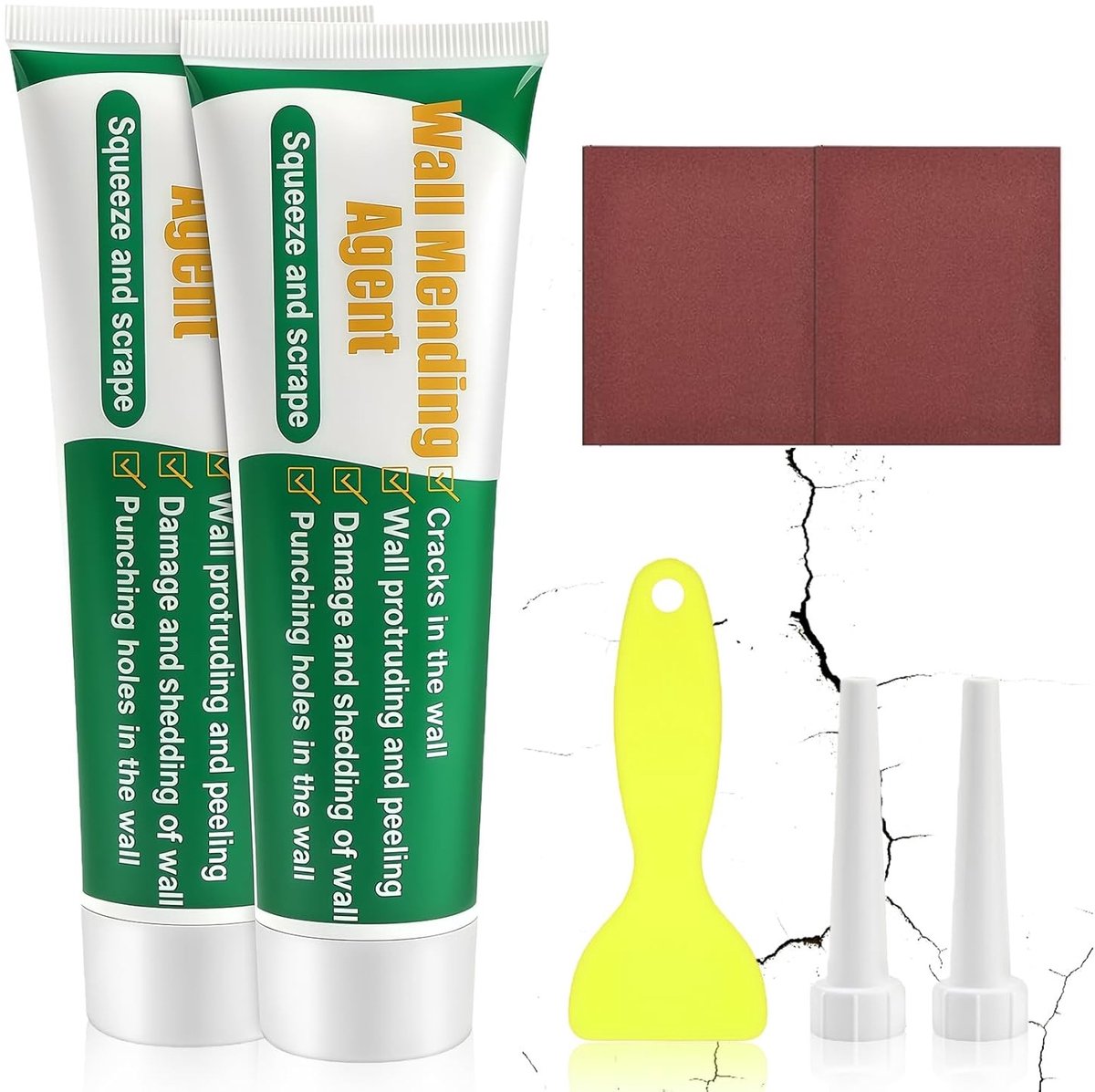 Kneedbare witte putty, 500 g - Perfect voor knutselen, hobby en creatief gebruik