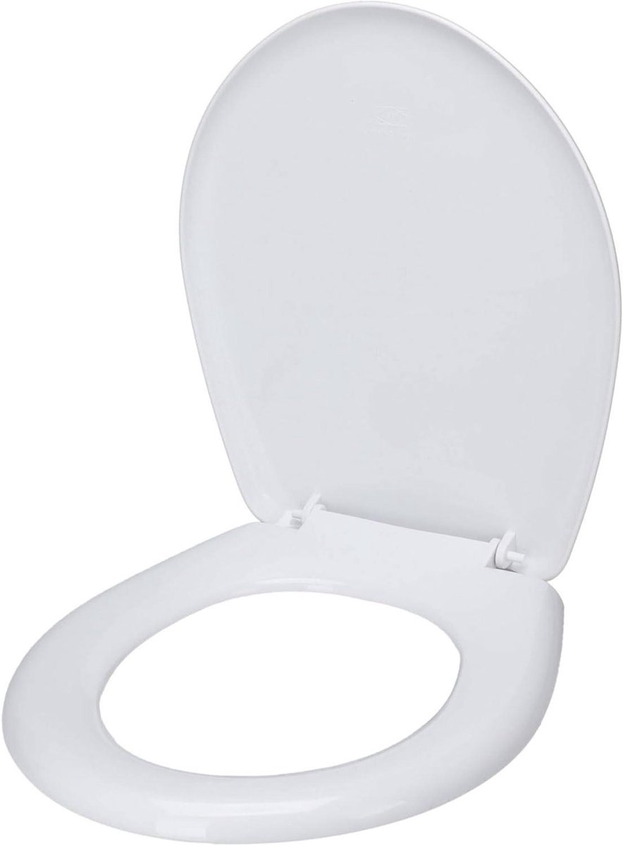 WC-bril - Toiletdeksel - Badkamer Vernieuwen - Stevig Polypropyleen - 45 x 38 cm - Wit