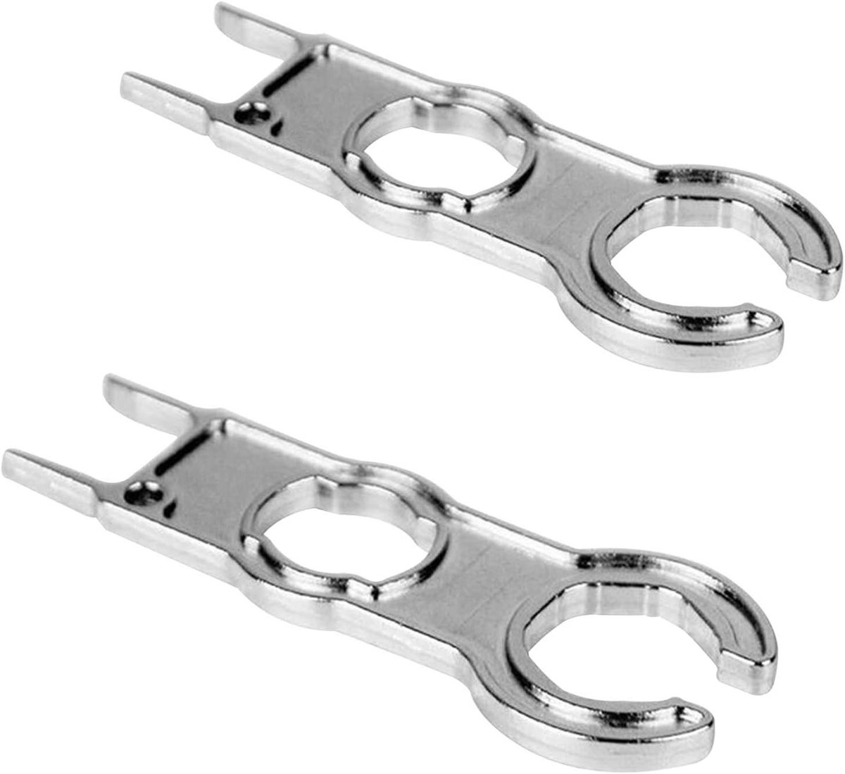 Sleutelset PV-stekker - Montagegereedschap Zonnepaneel - Zonnepanelen Installeren - Duurzame Zinklegering - 2 stuks - Zilver